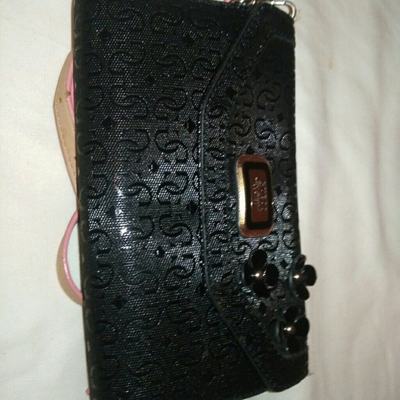 Guess crossbody wallet black - Picture 2 of 6